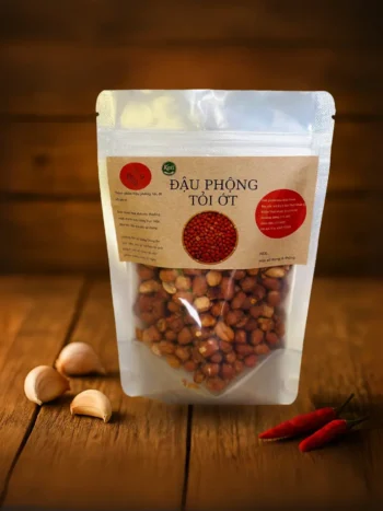 Đậu Phộng Tỏi Ớt – Hạt Rang Giòn, Vị Đậm Đà Cay Nồng